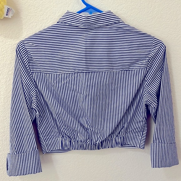 2 blue and white stripes tops - Picture 4 of 4